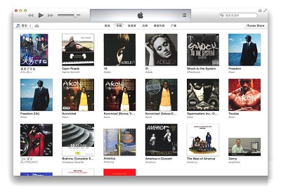 itunes11歌曲