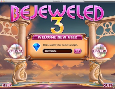 Bejeweled 3用户记录