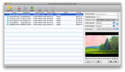 iFunia iPad Video Converter添加文件