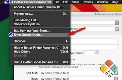 A Better Finder Rename设置