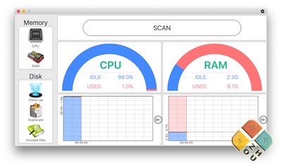 Memory Disk File Cleaner 主界面 Memory Disk File Cleaner 主界面