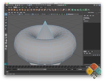 maya 2016 主界面