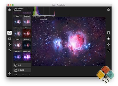 Polarr Photo Editor 主界面