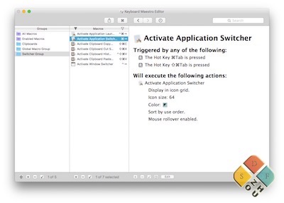 Keyboard Maestro 主界面 Keyboard Maestro 主界面