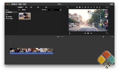 iMovie 主界面