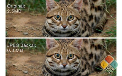 JPEG Jackal 压缩图片对比 JPEG Jackal 压缩图片对比