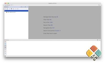 DataGrip 主界面 DataGrip 主界面