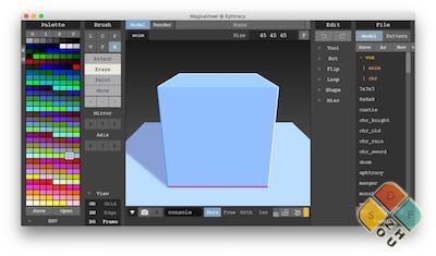 MagicaVoxel 主界面 MagicaVoxel 主界面