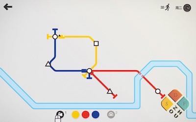 MiniMetro 游戏界面 MiniMetro 游戏界面