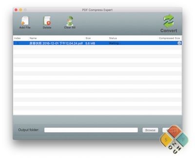 PDF Compress Expert 主界面 PDF Compress Expert 主界面
