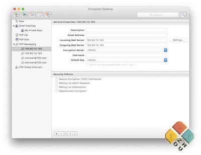 Symantec Encryption Desktop 主界面