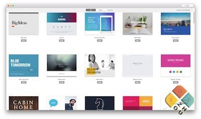 Layouts for Keynote 主界面