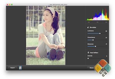 iFoto Denoise 主界面