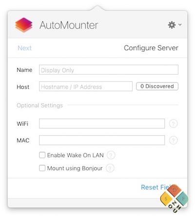 AutoMounter 主界面 AutoMounter 主界面