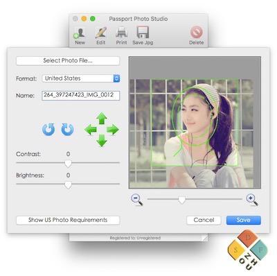 Passport Photo Studio 主界面1