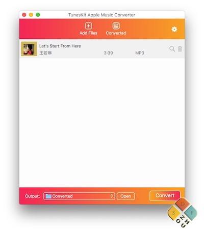 TunesKit Apple Music Converter 主界面