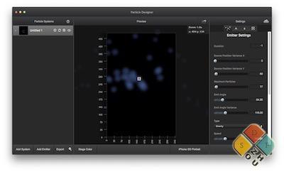 Particle Designer 主界面 Particle Designer 主界面