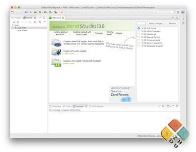 Zend Studio 主界面
