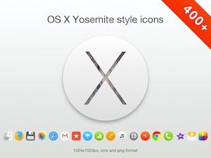 OSX Yosemite style icons 下载