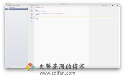 BBEdit 主界面