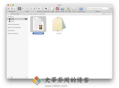 DEVONthink 主界面 DEVONthink 主界面