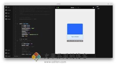 Framer Studio 主界面 Framer Studio 主界面