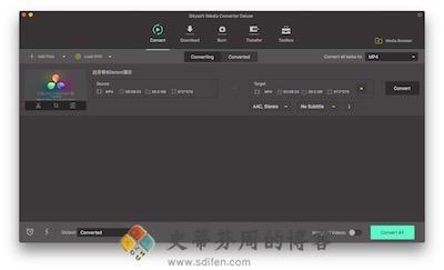 iSkysoft iMedia Converter Deluxe 主界面