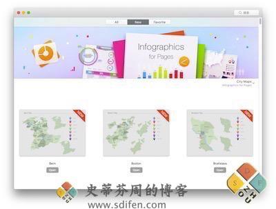 InfographicsLab 主界面 InfographicsLab 主界面