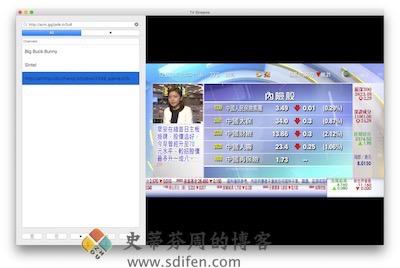 TV Streams 主界面