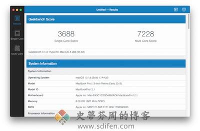 Geekbench 主界面