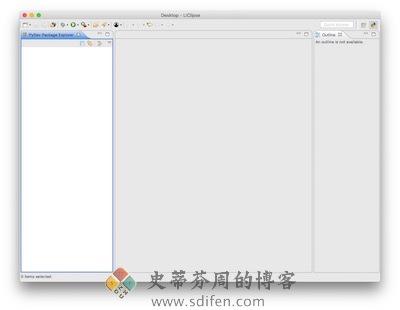 LiClipse 主界面