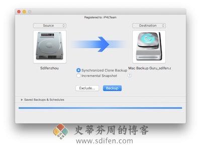 Mac Backup Guru 主界面