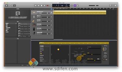 GarageBand 主界面 GarageBand 主界面