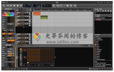 Bitwig Studio 主界面 Bitwig Studio 主界面