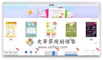 Infographics Maker - Templates 主界面