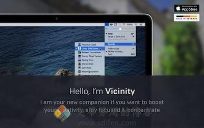 Vicinity 主界面 Vicinity 主界面