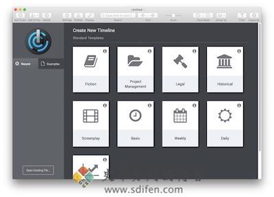 Aeon Timeline 主界面