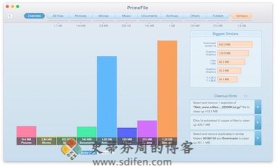 PrimeFile 主界面