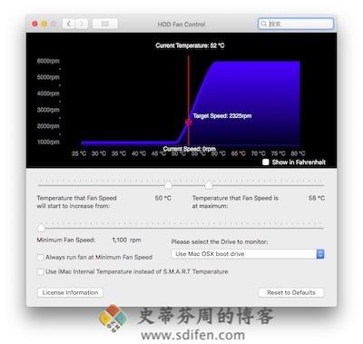 HDD Fan Control 主界面