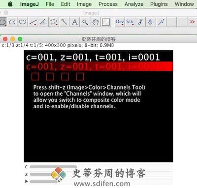 ImageJ 主界面