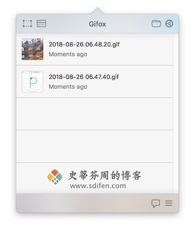 Gifox 主界面