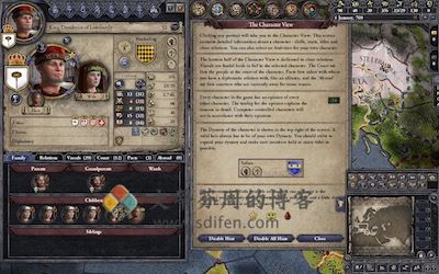 Crusader Kings II 主界面