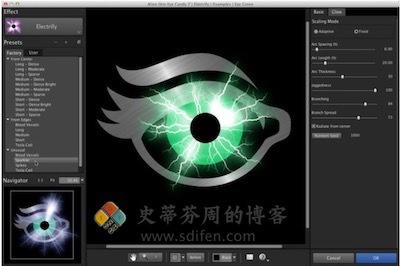 Alien Skin Eye Candy 主界面