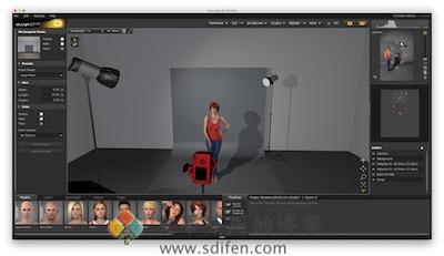 set.a.light 3D STUDIO 主界面