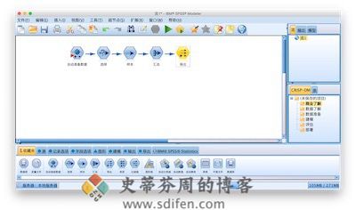 SPSS Modeler 主界面