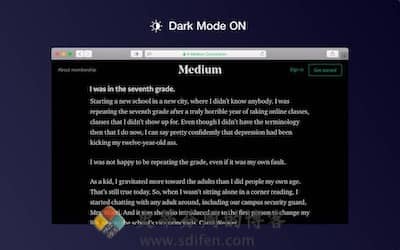 Dark Mode for Safari 主界面