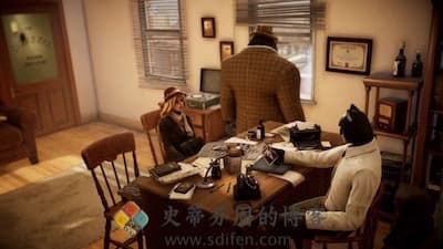 Blacksad Under the Skin 游戏界面