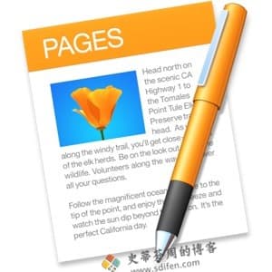 Pages 10.1 Mac中文破解版