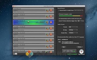 Audio Record Studio 主界面