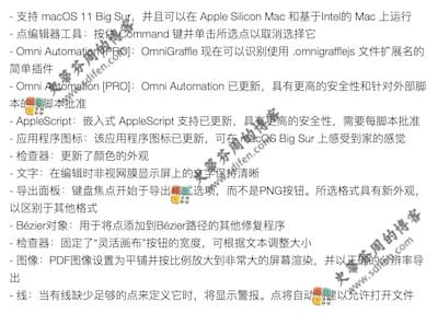 OmniGraffle Pro 7.18 更新内容